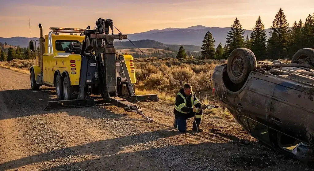 Abbotsford scene-safe accident recovery towing