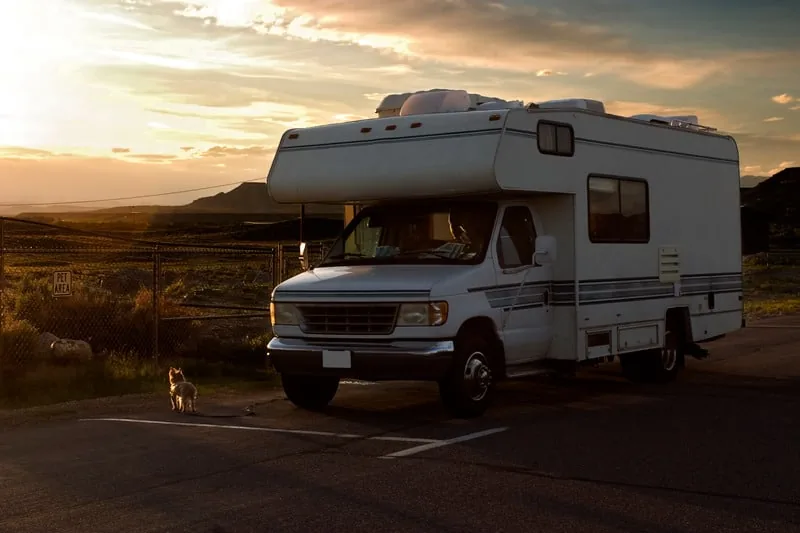 Abbotsford RV motorhome ready for transport
